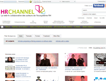Tablet Screenshot of hrchannel.com